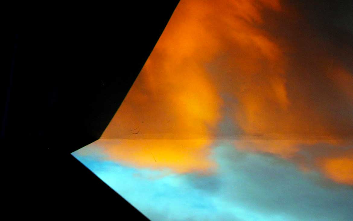 À CIEL OUVERT, Nuage sol mur, Musée Géo-Charles, Echirolles (FR 38), 2014