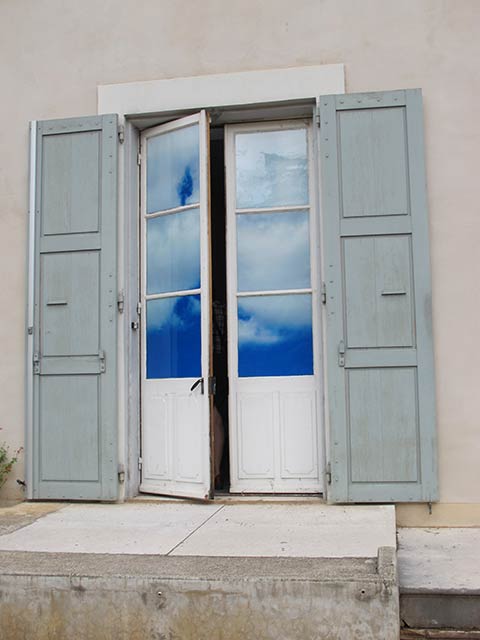 À CIEL OUVERT, Porte extérieure, Musée Géo-Charles, Echirolles (FR 38), 2014