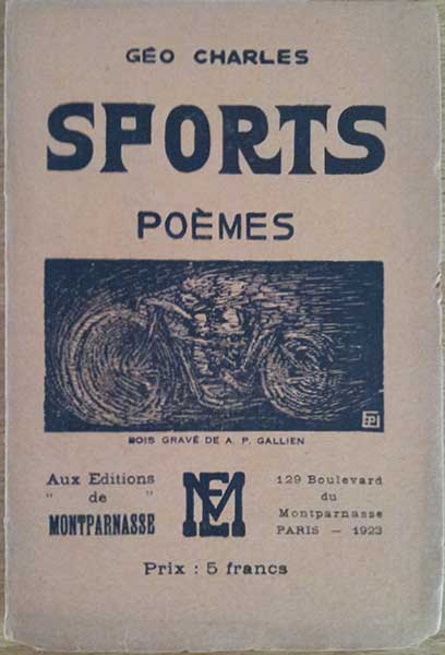 Image de couverture des poèmes de Géo Charles sur le sport